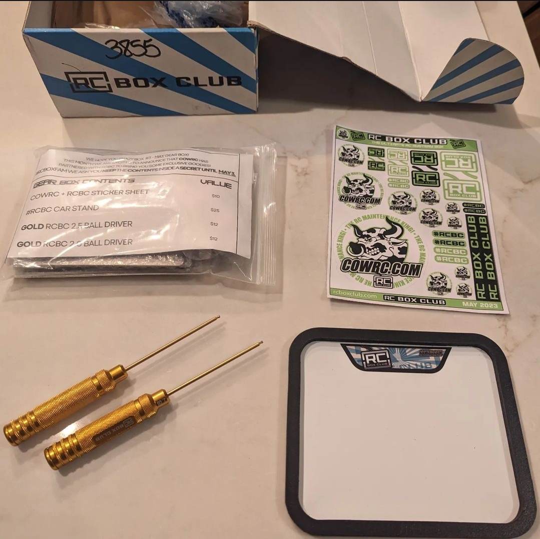 CowRC + RC Box Club Magnetic Mat