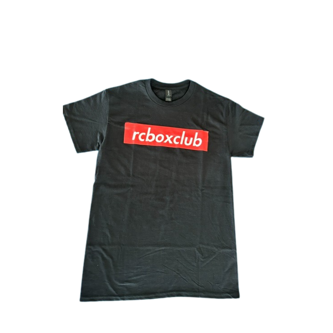 Black and Red RC Box Club Shirt February 2025