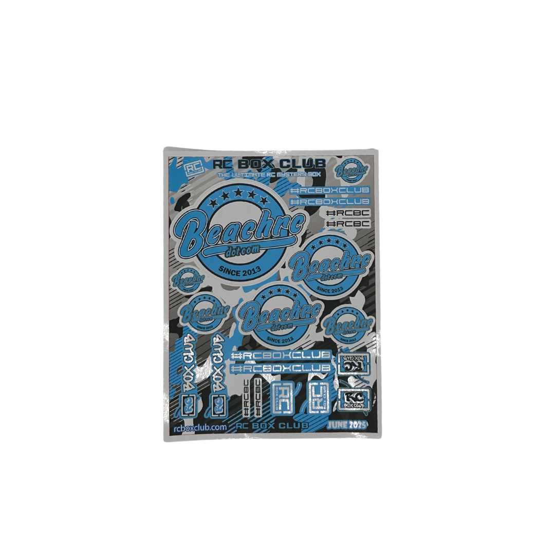 June 2025 BeachRC + RCBC Sticker Sheet