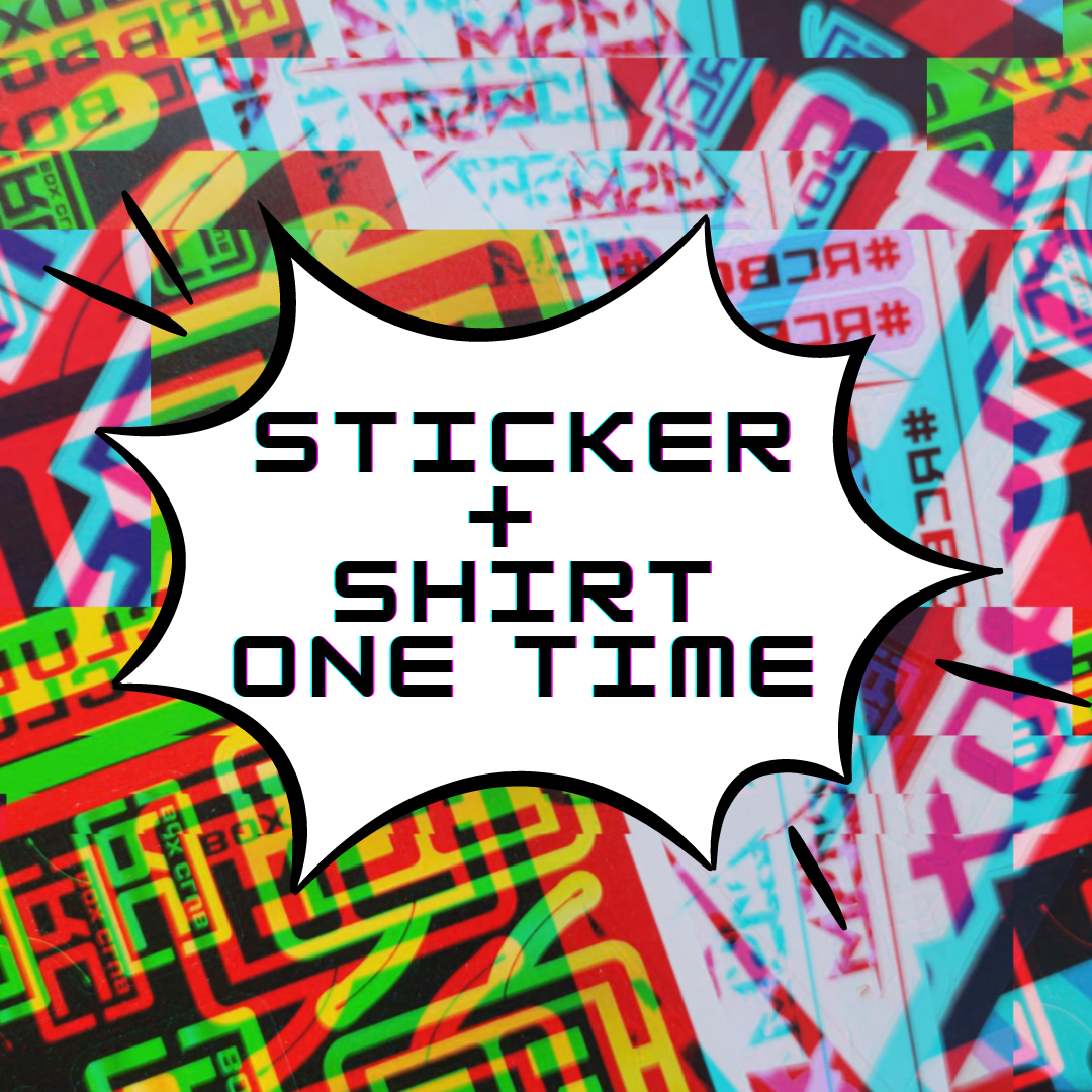 RC BOX CLUB - STICKER + SHIRT MYSTERY / GIFT BOX