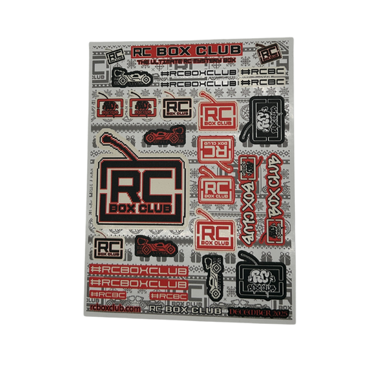 December 2025 RC Box Club Sticker Sheet