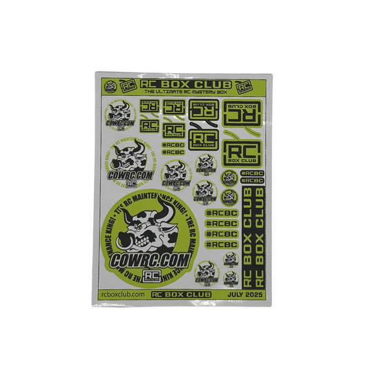 CowRC + RCBC July Sticker Sheet