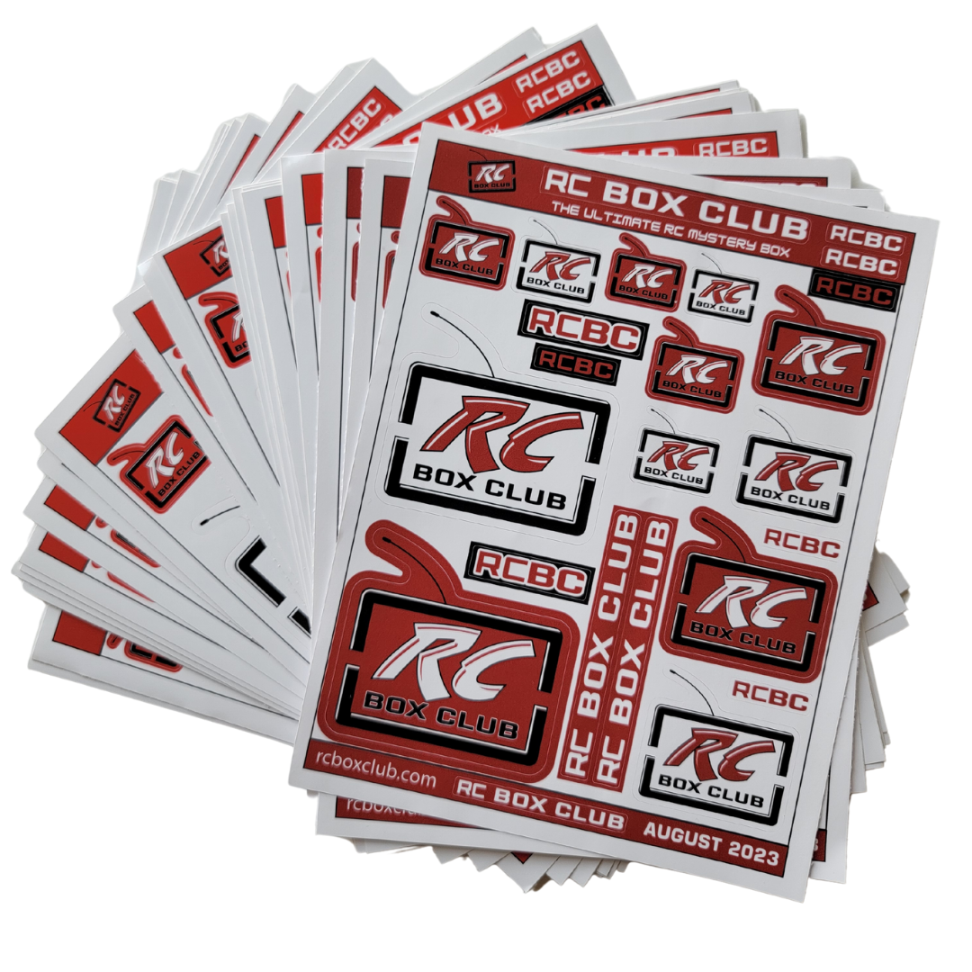 RCBC + SWorkz Sticker Sheet August 2023 – RCBoxclub