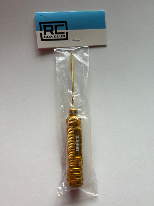 RCBC 2.5 Gold Hex Driver