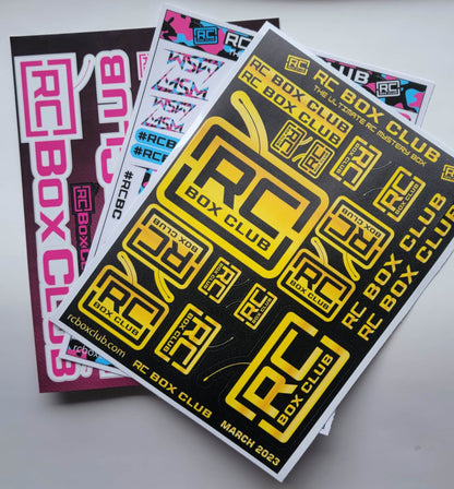 RC BOX CLUB - STICKER MONTHLY SUBSCRIPTION